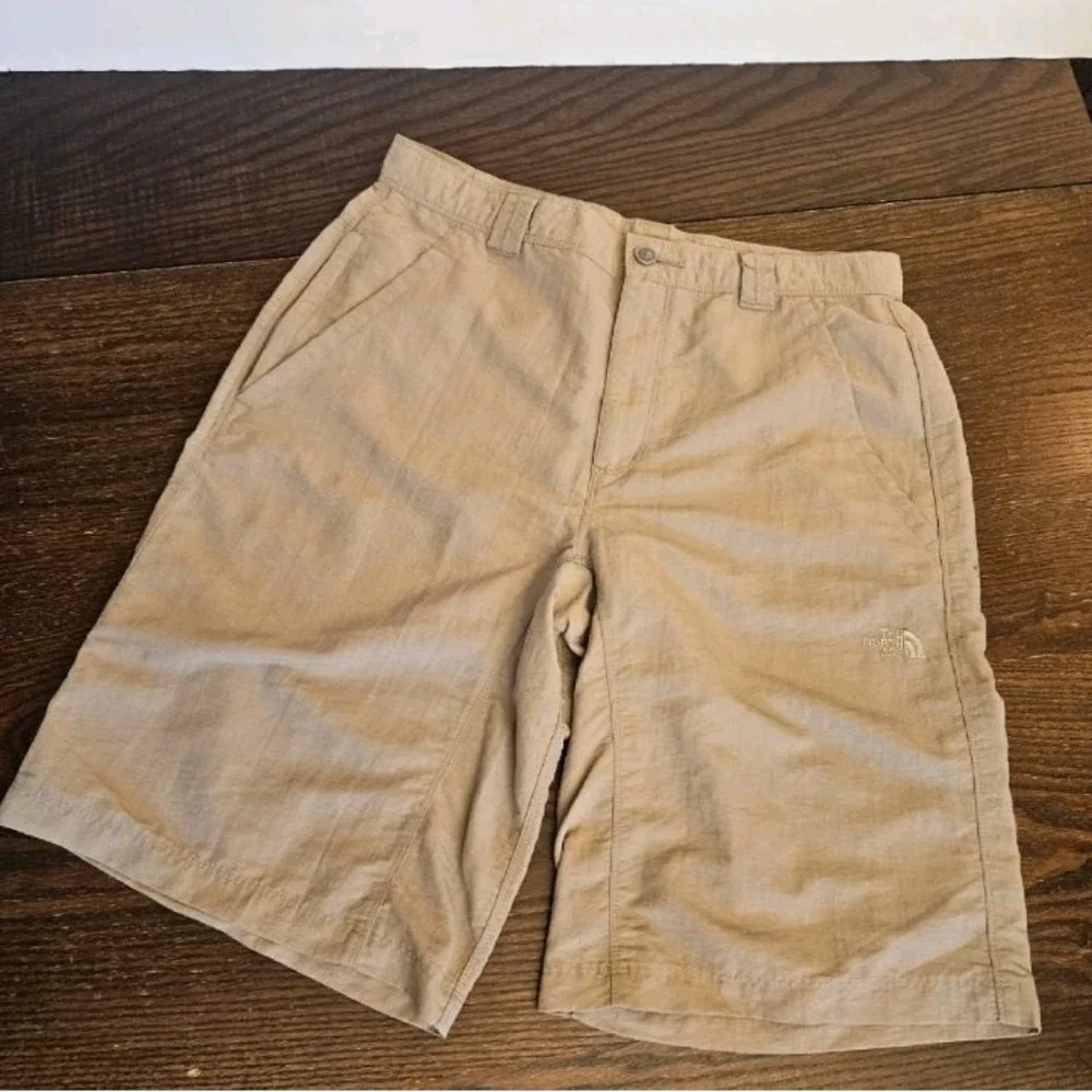 VTG The North Face Horizon Hiking Shorts Men's‎ 32 Tan Canvas Quick Dry S07 AH6L